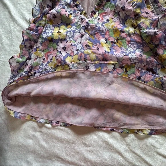 Kori Multicolor Floral Ruffle Blouse - Picture 6 of 8